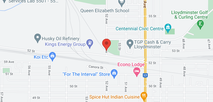map of 5006 52ND AVENUE